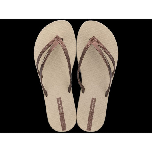 Ipanema Bossa Fem women's summer beach flip-flops beige (82067-21975) In preparation Your Sports Performance