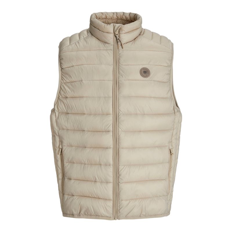 Jack&Jones men's vest JJEBRADLEY LIGHT BODYWARMER COLLAR NOO 12280973 CROCKERY In preparation Your Sports Performance