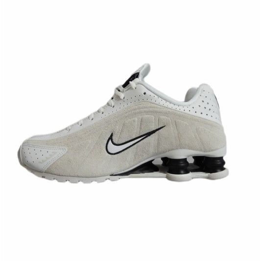 Nike Shox R4 Summit White/Light Orewood Brown Beige Women's Sports Shoes - HQ7739-100 Nike