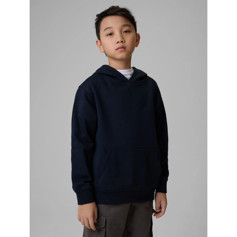 Boy's sweatshirt with hood, open, 4F 4FJWMM00TSWSM1860-31S 4f