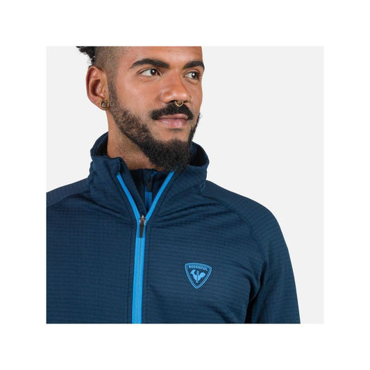 Rossignol Blackside Fleece Fz Navy Blue Sweatshirt Rossignol