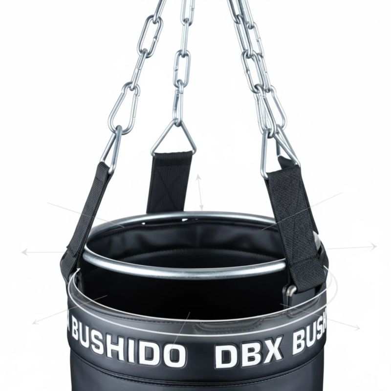 PREMIUM Punching Bag - SBRX Black - Empty - 130cm | DBX Bushido worki treningowe - puste Your Sports Performance