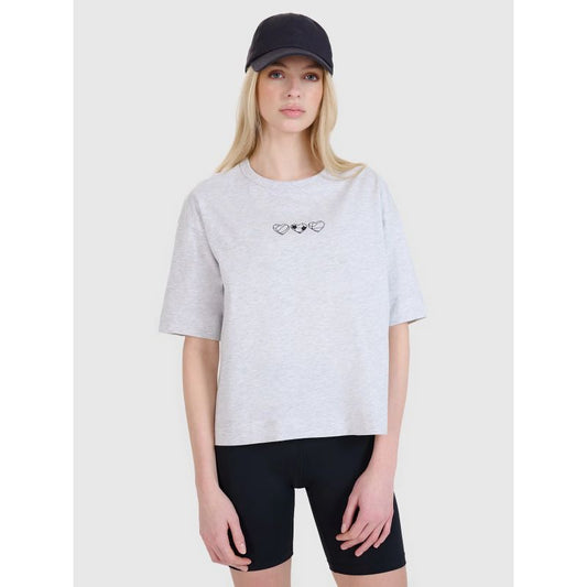 Women's oversize T-shirt with print 4F 4FRSS25TTSHF2873-27M *Kategoria tymczasowa Your Sports Performance