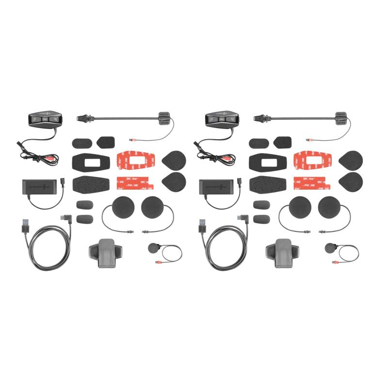 INTERPHONE U-COM 4 motorcycle intercom, set for 2 helmets In preparation Your Sports Performance