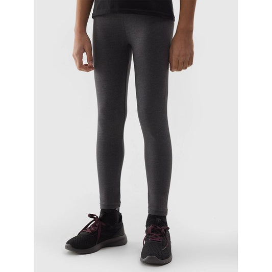 Girls' elastic cotton leggings 4F Junior *Kategoria tymczasowa Your Sports Performance
