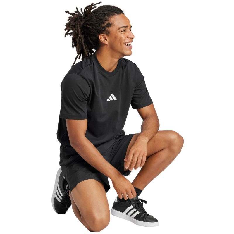 adidas Essentials Small Logo Single M T-shirt JE9024 Clothing/Lifestyle/T-shirts Adidas