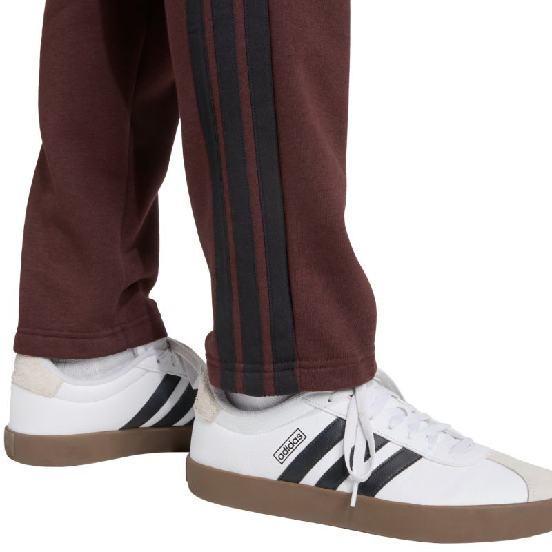 Men's adidas Essentials 3-Stripes Fleece Pants Brown JX0713 In preparation Adidas