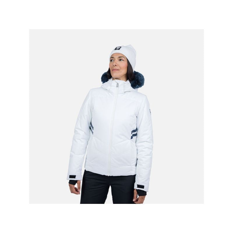 Rossignol W Ski Jkt Jacket White Import z PMSport Your Sports Performance
