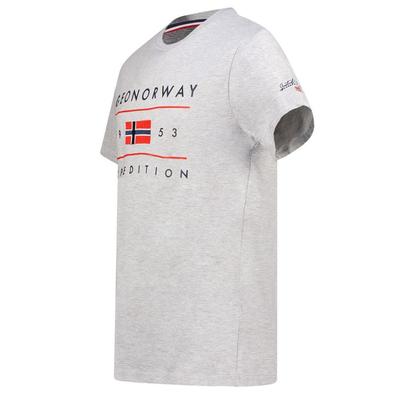 Geographical Norway Jezolo DB 254 M T-shirt SY9738H/GN-Blended Gray Clothing/Lifestyle/T-shirts/ Geographical Norway Your Sports Performance