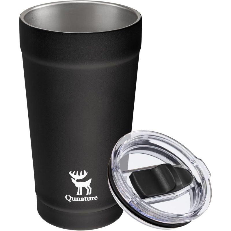 Qunature thermal mug black 480ml Qunature/Akcesoria Turystyczne/Kubek Termiczny Your Sports Performance