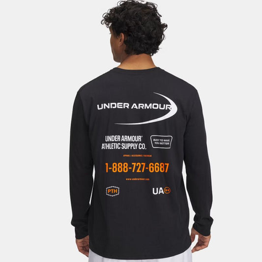 Under Armour Workwear Logo T-shirt LS M 1390167001 Clothing/Lifestyle/T-shirts/Under Armour Your Sports Performance