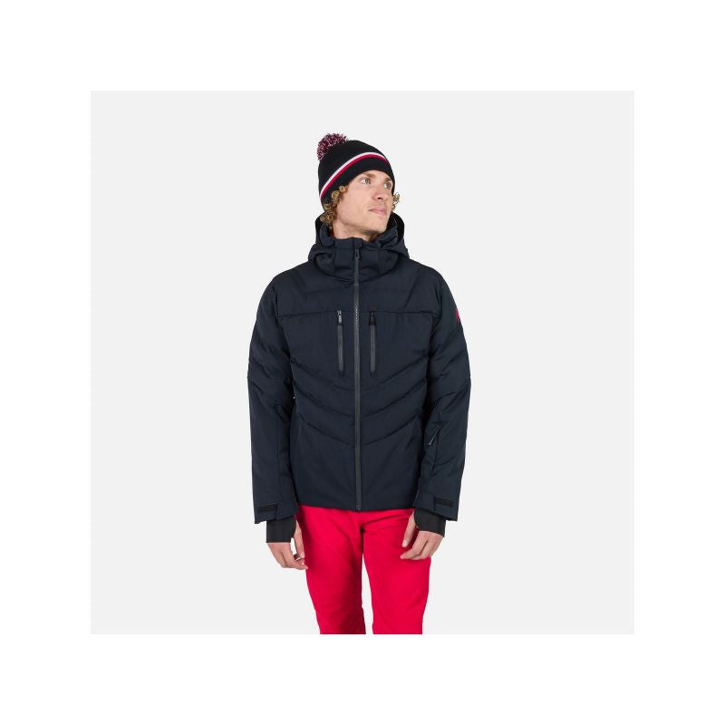 Rossignol Blackside Puffy Jkt Jacket Black Import z PMSport Your Sports Performance