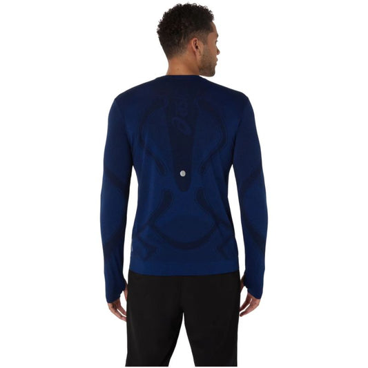 ASICS Road Seamless LS Top 2011D356-400 Navy Blue L In preparation Your Sports Performance