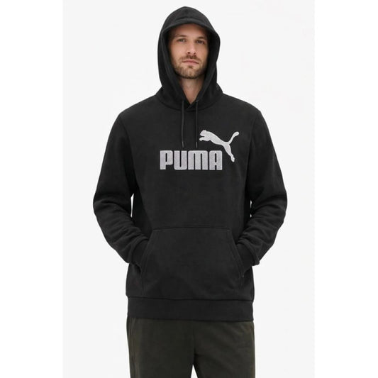 Puma men's black fashionable cotton kangaroo sports hoodie In preparation Your Sports Performance