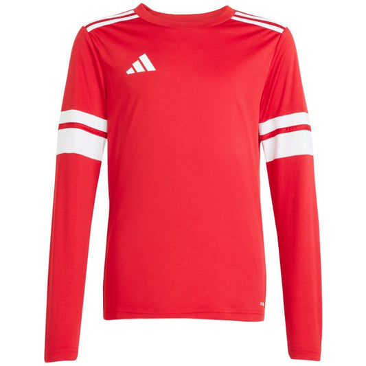 adidas Squadra 25 Long Sleeve Jersey for Kids Red and White JJ0041 In preparation Adidas