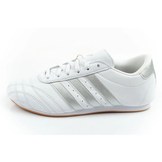 Adidas women's sports shoes Taekwondo Lace white fashionable leather adidas