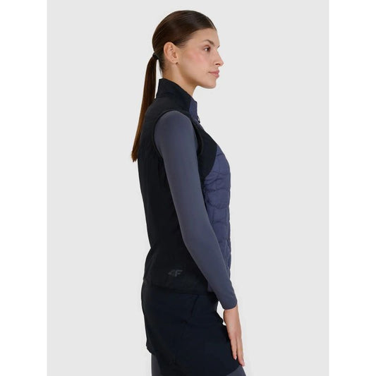 Women's trekking vest with Primaloft filling Black 4F 4FWSS25TVJAF180-22S *Kategoria tymczasowa Your Sports Performance