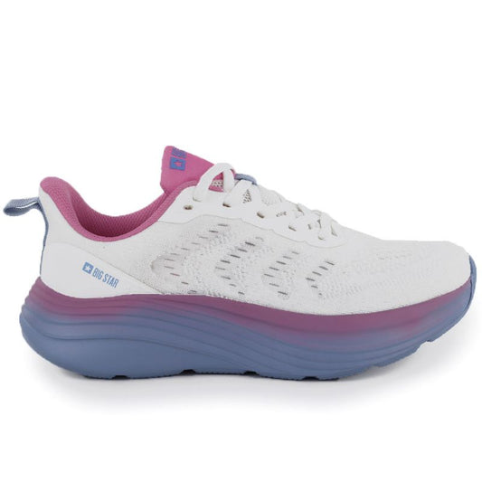 Women's white platform sneakers Big Star TT274046 Big Star