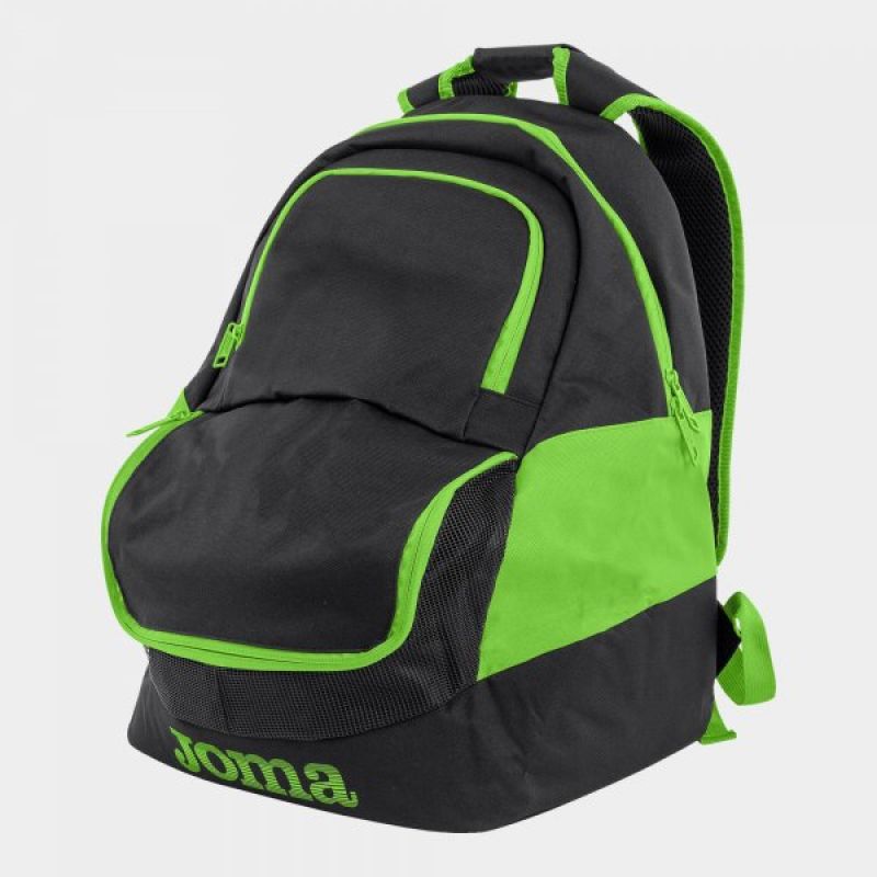 BACKPACK DIAMOND II BLACK-FLUOR GREEN Accessories/Plecaki/Joma Your Sports Performance