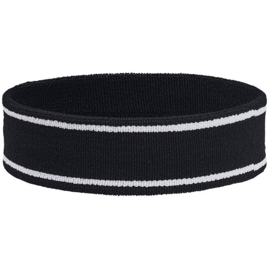 Under Armour Striped Performance Terry Headband HB 1373118 001 Accessories/Straps/Under Armour Your Sports Performance