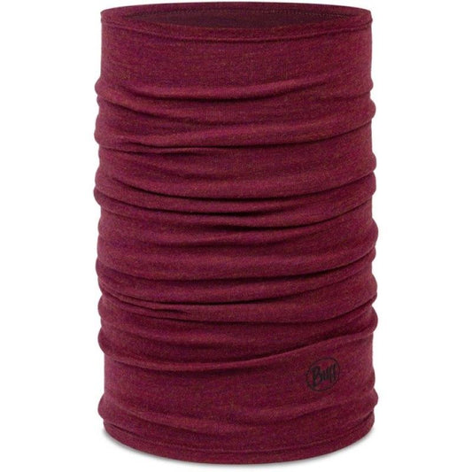 BUFF MERINO MIDWEIGHT MELANGE TIBETAN RED bandana Odzież militarna/Chusty, arafatki, kominy Your Sports Performance