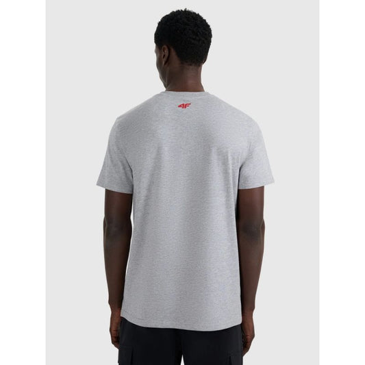 Men's regular printed T-shirt 4F 4FRAW25TTSHM3364-27M *Kategoria tymczasowa Your Sports Performance