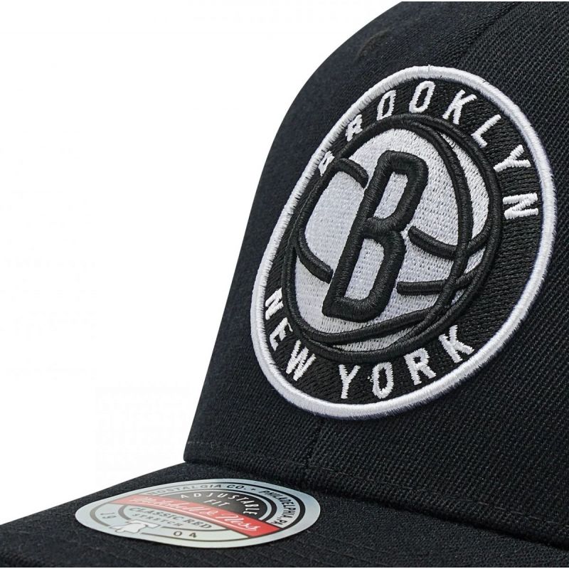 Mitchell & Ness NBA Brooklyn Nets NBA Team Ground 2.0 Stretch Snapback Nets Cap HHSS3257-BNEYYPPPBLCK Clothing/Basketball/Mitchell & Ness Your Sports Performance