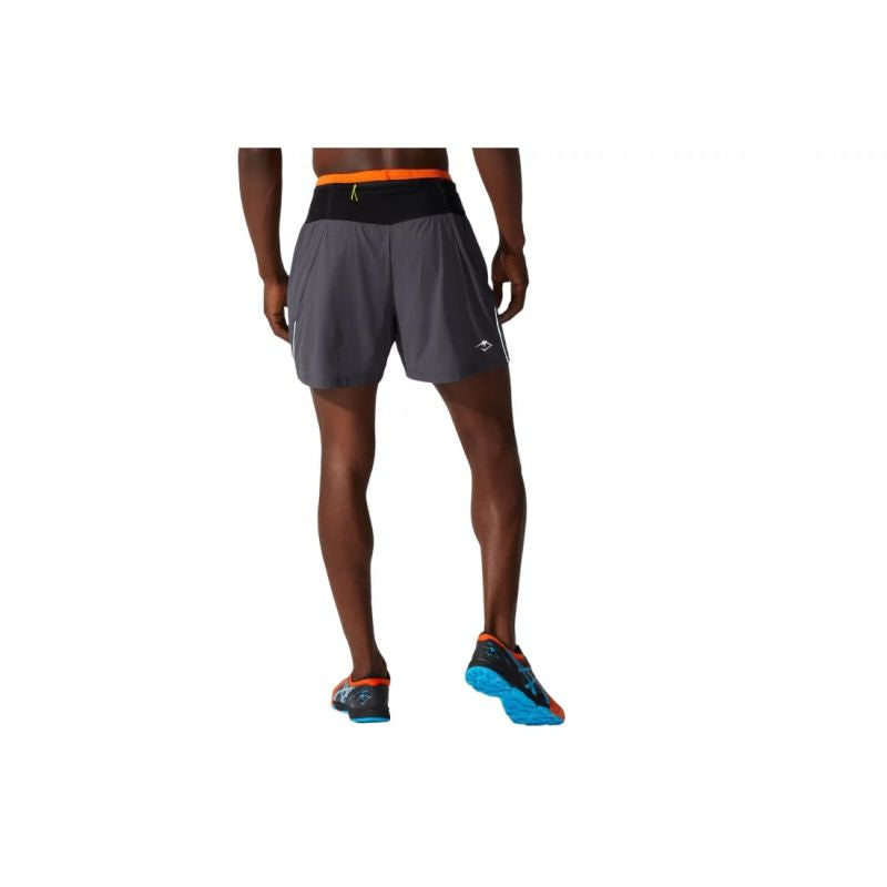 Asics Fujitrail Short 2011B898-020 Gray XS In preparation Your Sports Performance