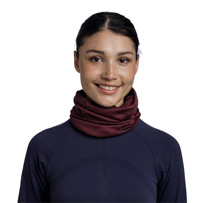 Buff Merino Lightweight Solid Tube Scarf 1130106531000 Clothing/Multisport/Buff Your Sports Performance