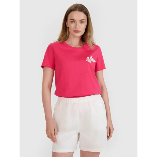 Women's regular printed T-shirt 4F 4FRSS25TTSHF2693-54S *Kategoria tymczasowa Your Sports Performance