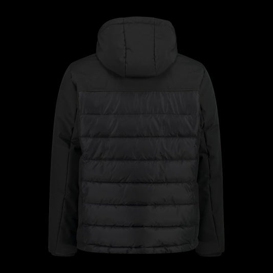 CMP men's winter jacket with hood, sports, insulated, black (34K0147/E910) CMP