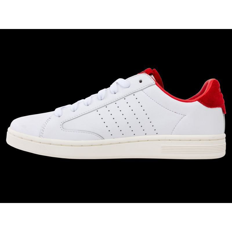K-swiss LOZAN KLUB LTH WHITE/MARS RED/SNOW WHITE-M sneakers (07263-113-M) K- Swiss
