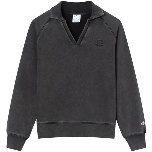 Champion Women's Polo Neck Sweatshirt Gray 118366 KK001 In preparation Your Sports Performance