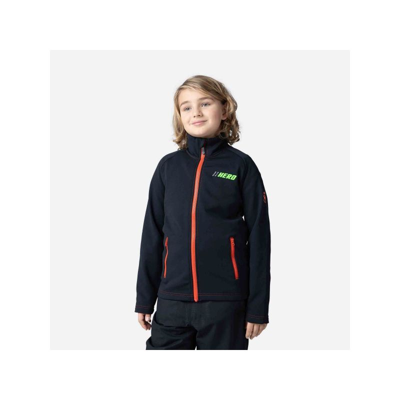 ROSSIGNOL Boy Hero Fz Clim Sweatshirt Black Import z PMSport Your Sports Performance