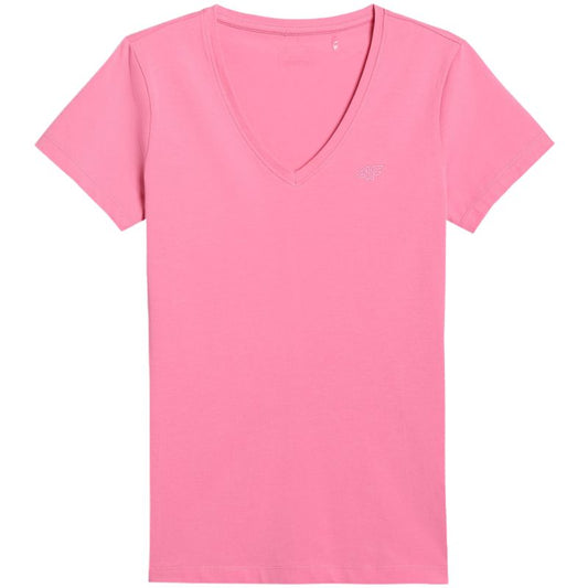 Women's T-shirt 4F F2969 pink 4FWAW25TTSHF2969 54S In preparation Your Sports Performance