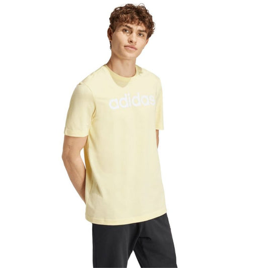 adidas Essentials Single Jersey Linear Embroidered M IZ4769 Clothing/Lifestyle/T-shirts Adidas