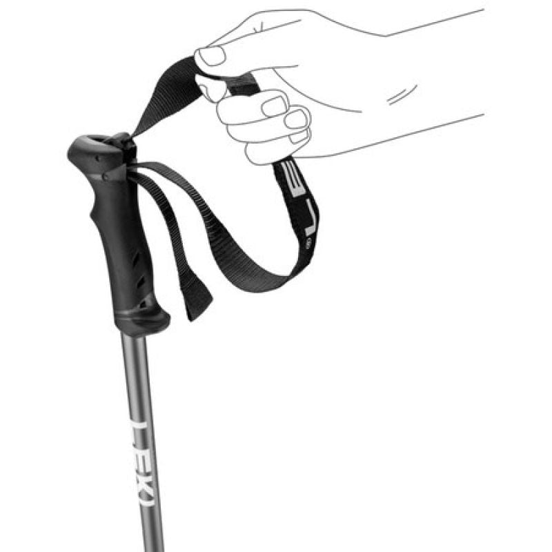 LEKI STICKS QNTM black/red 120 Akcesoria sportowe i turystyczne/Kije do Nordic Walking i trekkingu Your Sports Performance
