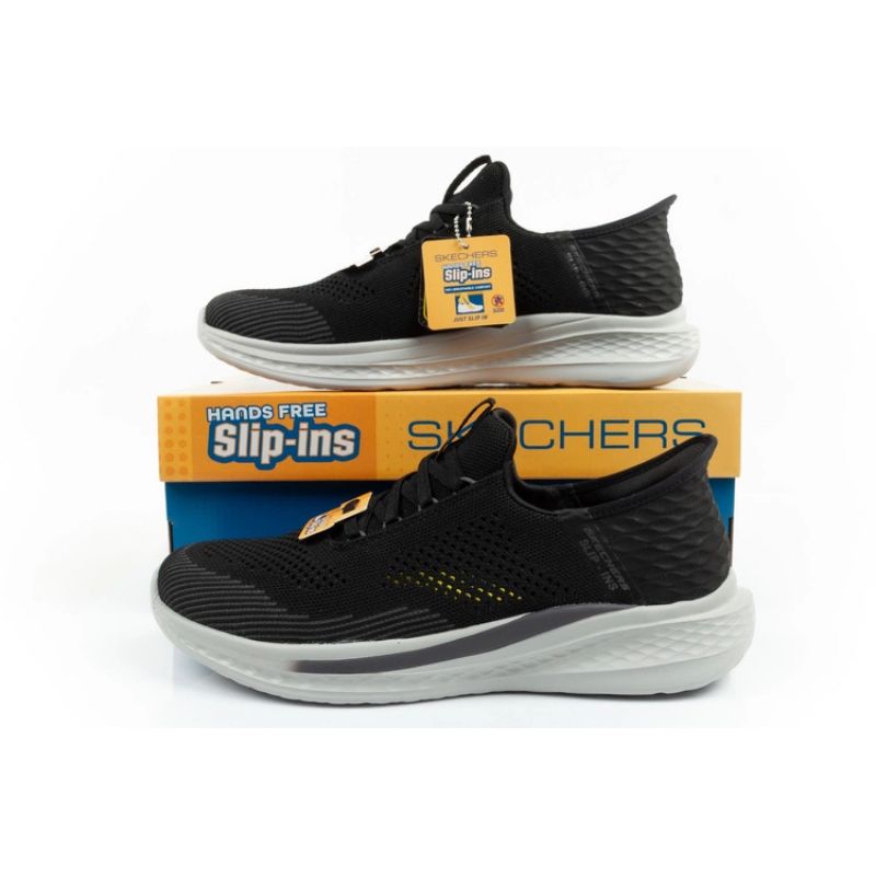 Skechers Slade Slip-INS M 210810/BLK shoes Footwear/Lifestyle/Skechers Skechers