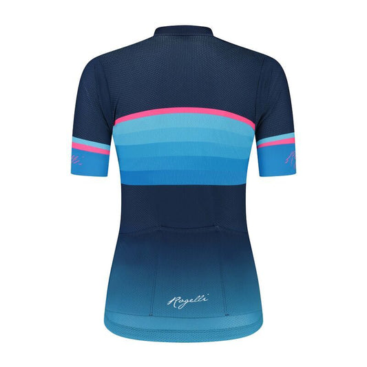 Rogelli IMPRESS II women's t-shirt blue-pink XS Rogelli/Rower/Woman/Koszulki Your Sports Performance