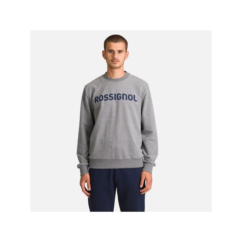 ROSSIGNOL Logo Sweatshirt Rn Fl Gray Import z PMSport Your Sports Performance