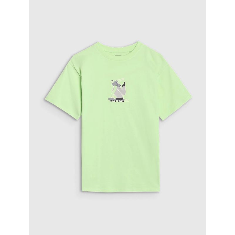 Boys' t-shirt with print 4F 4FJRSS25TTSHM2641-45S *Kategoria tymczasowa Your Sports Performance