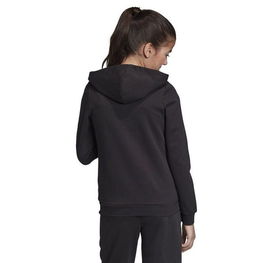 Sweatshirt adidas YG E LIN FZ HD JR EH6124 black