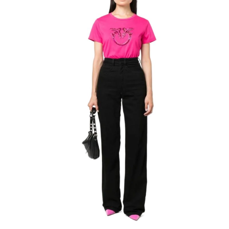 Pinko Quentin Love Birds T-shirt W 100535A15D Clothing , Shirts , Women Your Sports Performance