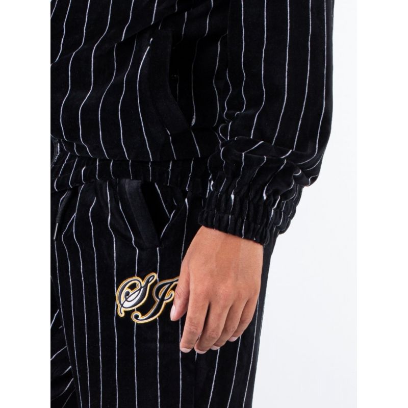 Sean John Vintage Pinstripe Velours Trackpants M 6004556 Clothing , Pants, shorts , Men Your Sports Performance