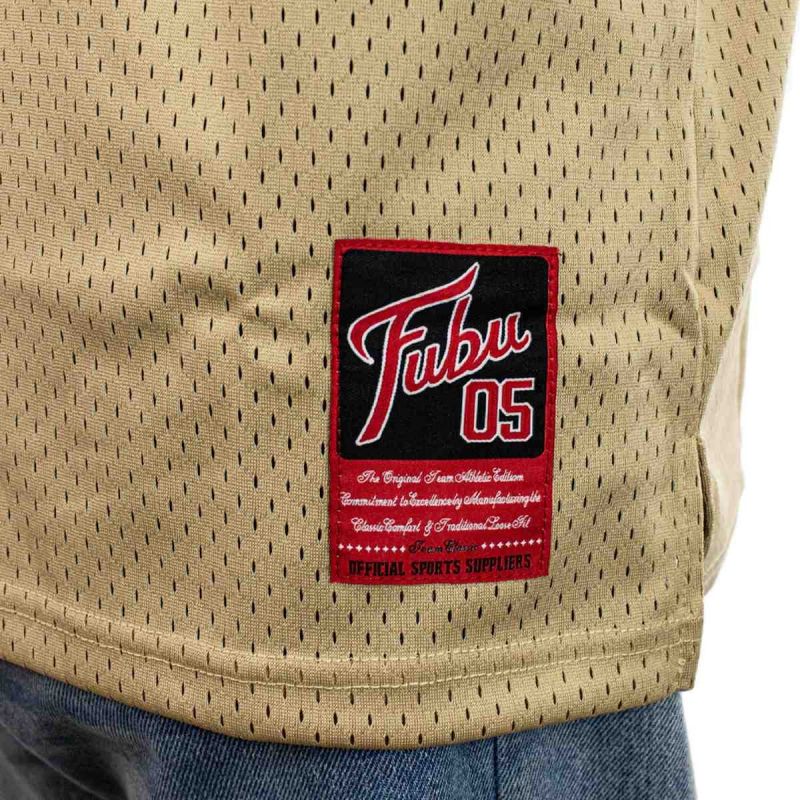 Fubu Vintage Lacquered Mesh Tee M 6038414 Clothing , Shirts , Men Your Sports Performance