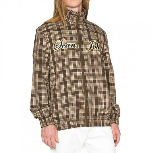 Sean John Vintage Pinstripe Check Trackjacket M 6078110 Clothing , Sweatshirts , Men Your Sports Performance