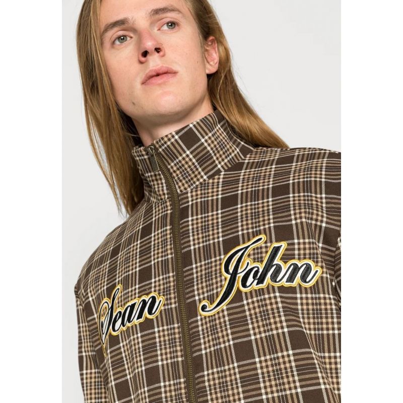 Sean John Vintage Pinstripe Check Trackjacket M 6078110 Clothing , Sweatshirts , Men Your Sports Performance