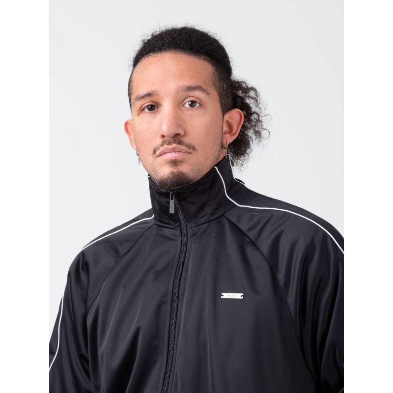 Sean John Script Logo Neoprene Trackjacket M 6078158 Clothing , Sweatshirts , Men Your Sports Performance