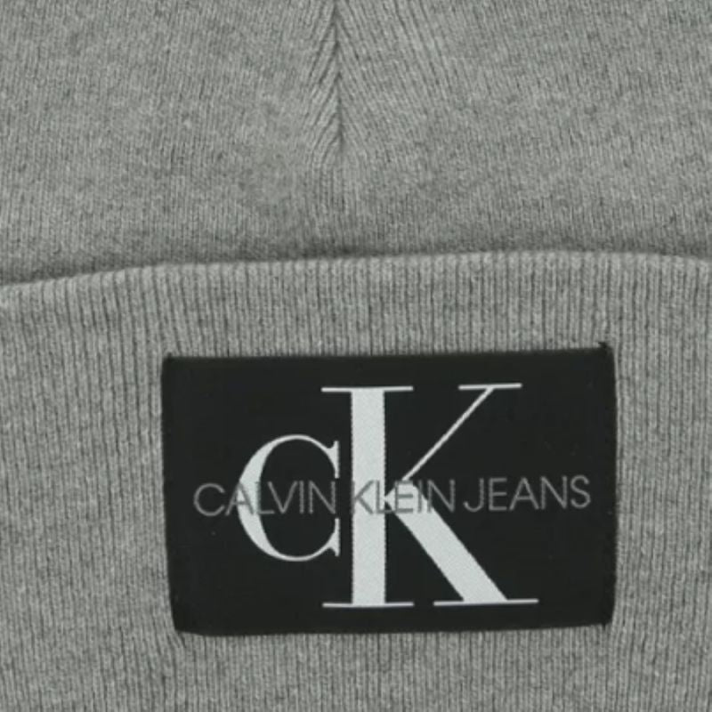 Calvin Klein Jeans Monologo Patch Non-Rib Beanie K50K506246 Clothing , Hats, scarves, gloves , Men Your Sports Performance