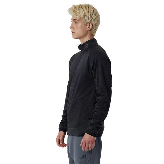 New Balance RWT Grid Knit Jacket M MJ21053BK sweatshirt